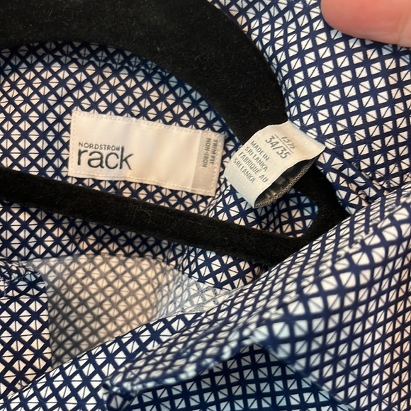 Nordstrom Rack Men’s Dress Shirt Button Down Shirt Business Size 15.5 New NWOT - Picture 5 of 5
